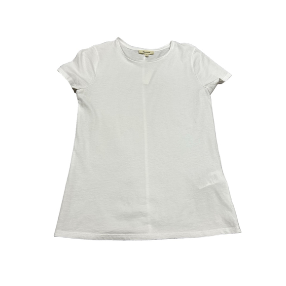 NWT Madewell Essential Slim Tee in Lightweight Cotton in white XXS - Picture 2 of 8